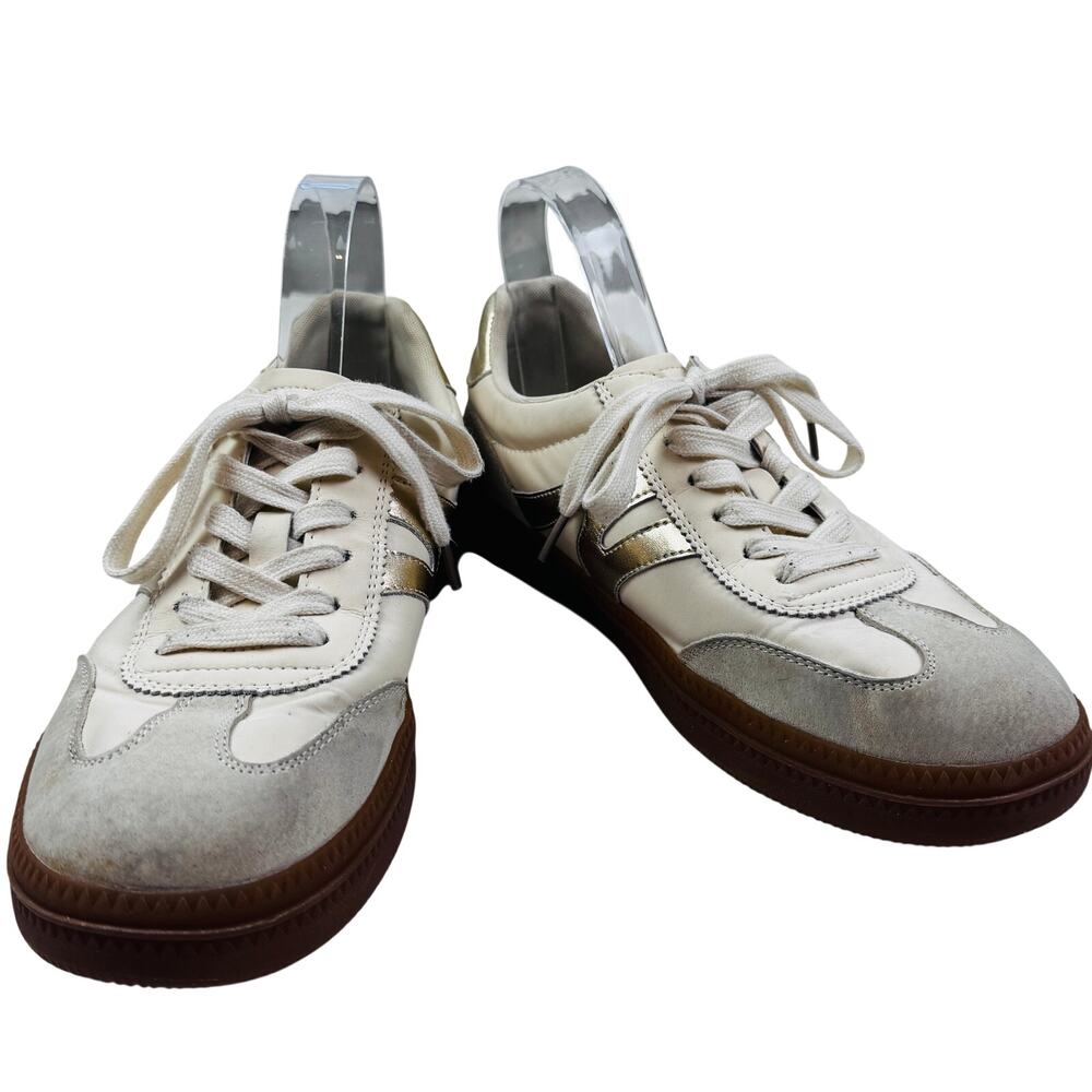 Somiliss Casual Leather Suede Mesh Trendy Gum Rubber Bottom Sneakers Women's 9